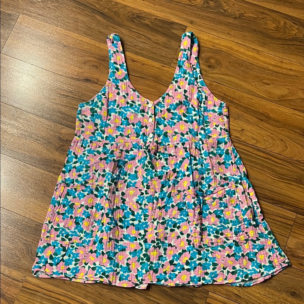 Show Me Your MuMu Kids Floral Camisole - Pink and Blue